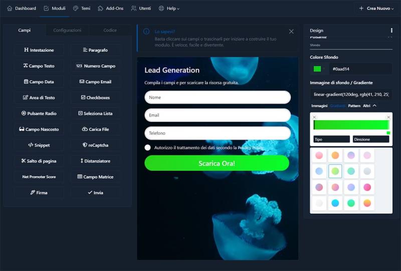 Form Di Contatto: Guida Completa Per Creare Moduli Efficaci E Ottimizzati 6 Modulo PrimeForms