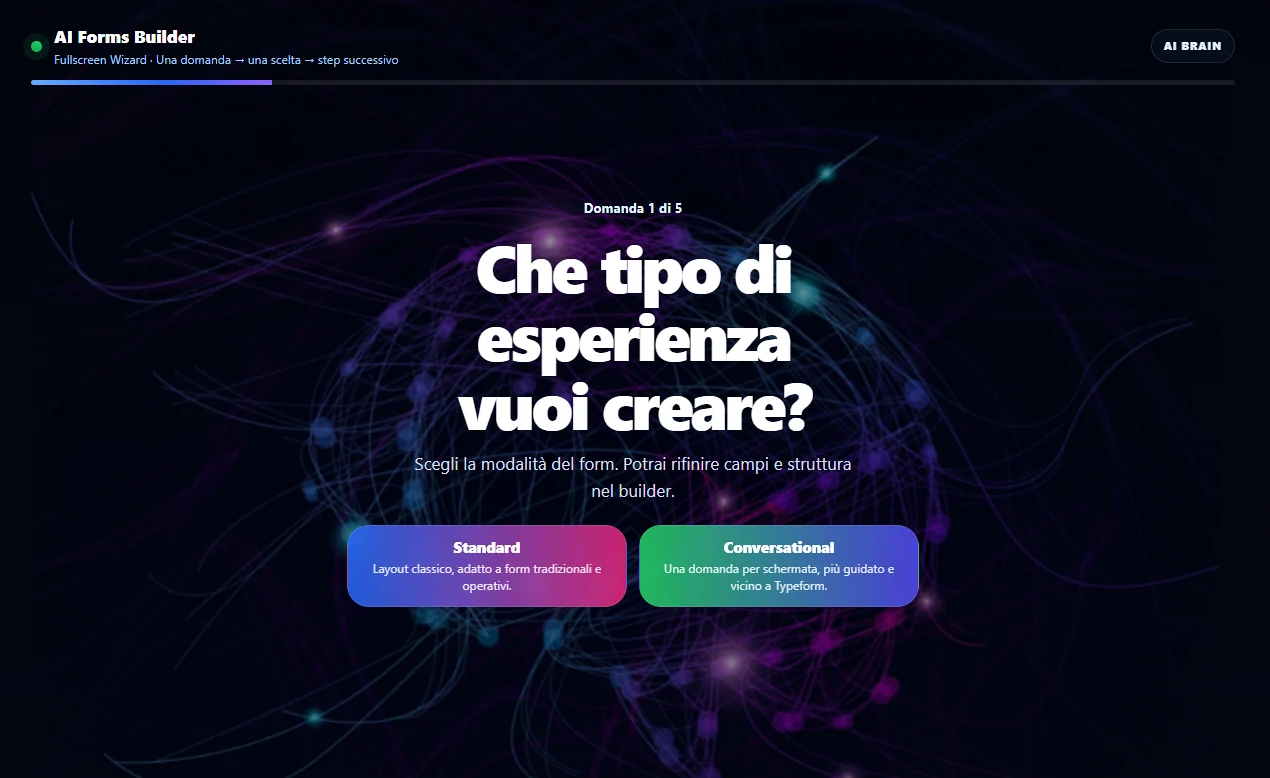 AI Forms Builder di Primeforms per creare moduli online con intelligenza artificiale